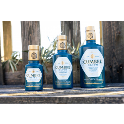 Cristal Botella Oliena Pintada Cumbre